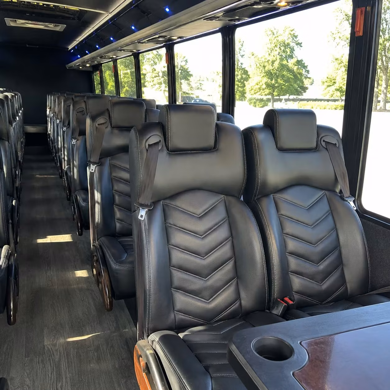 28 passenger minibus inside