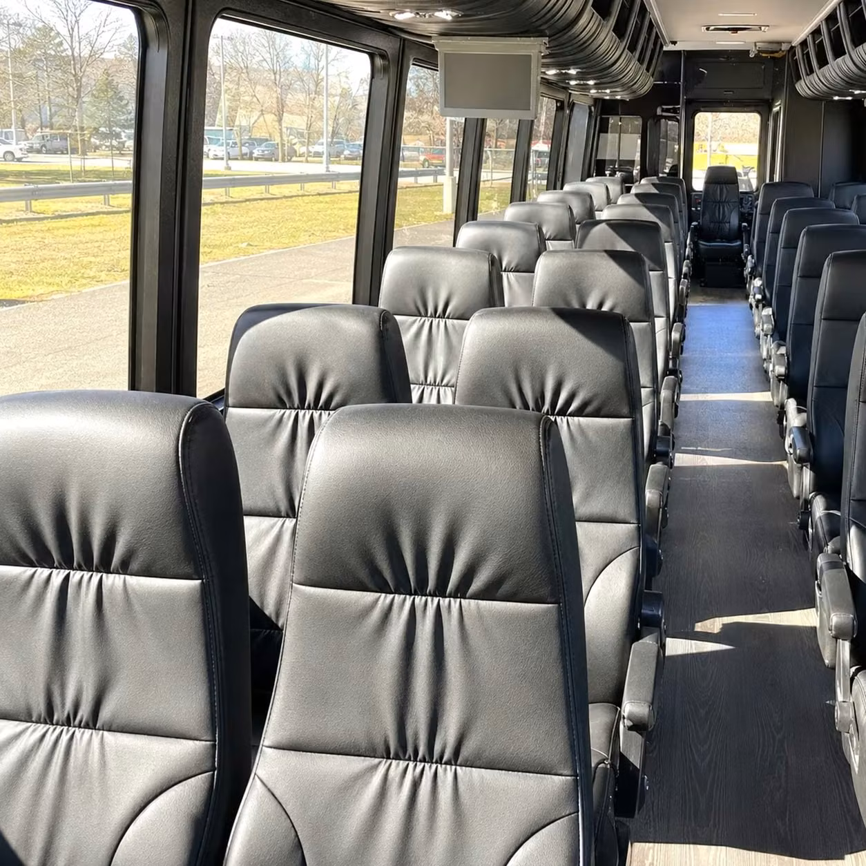 35 passenger minibus inside