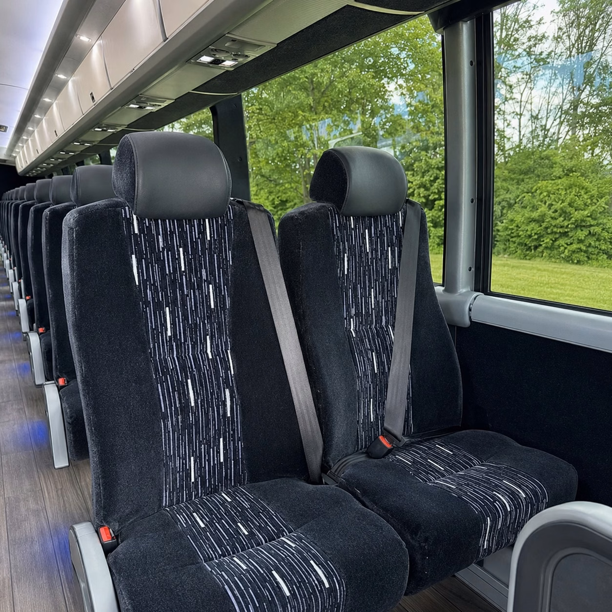 bakersfield charter bus interior gallery