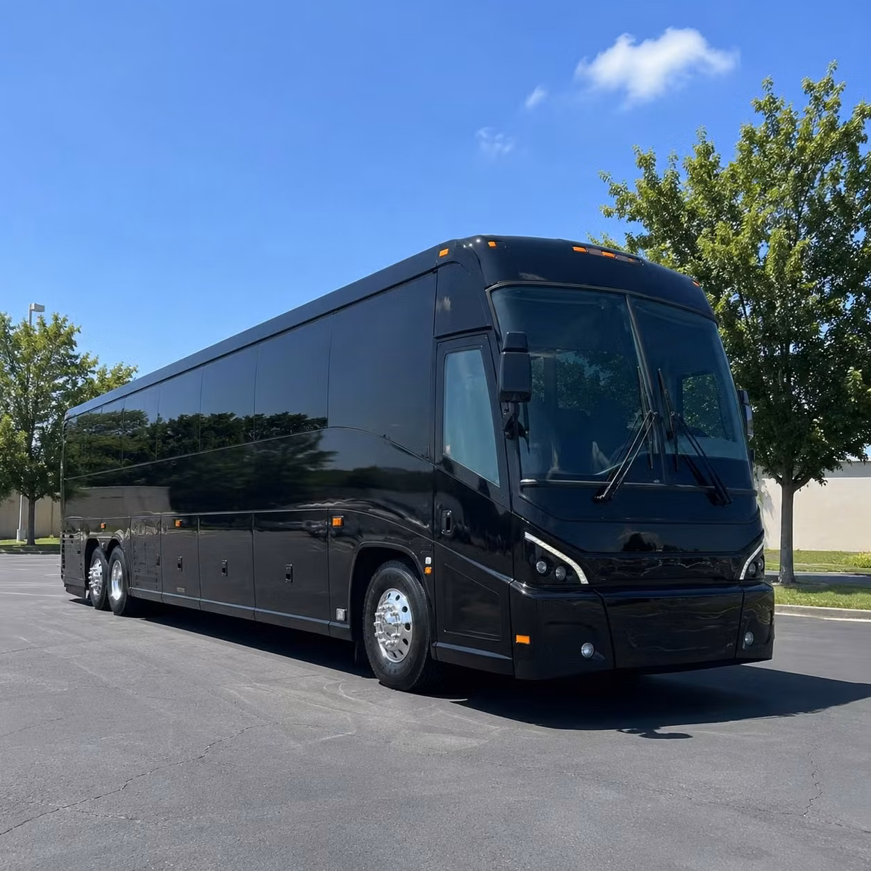bakersfield charter bus rental exterior