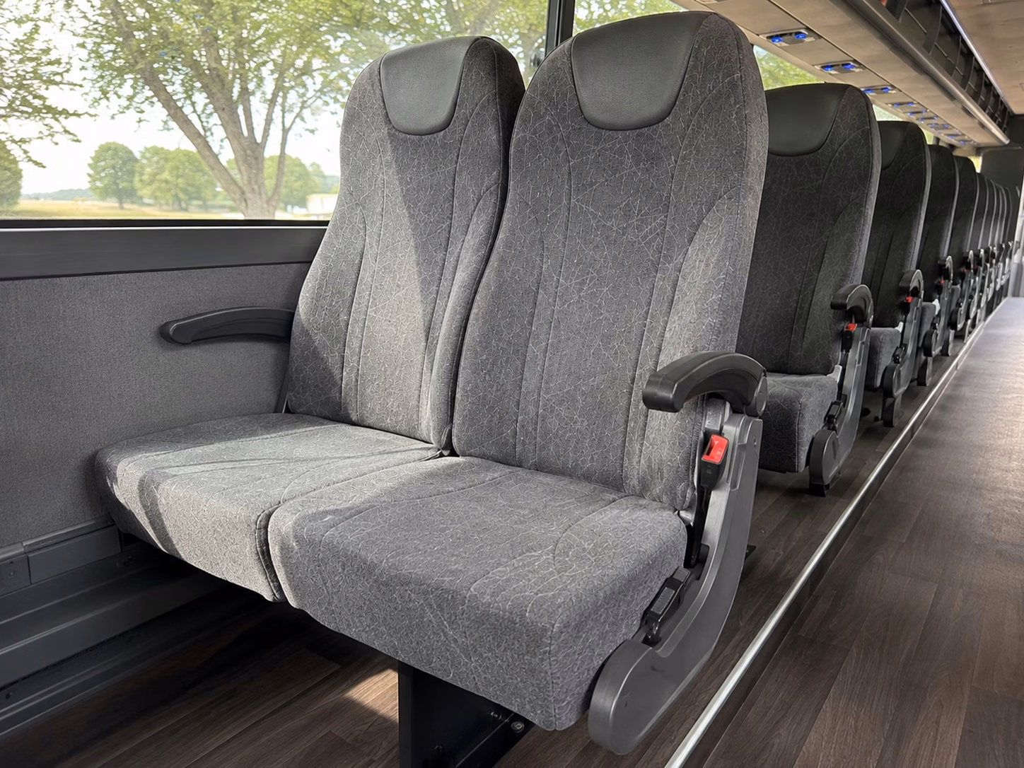 bakersfield charter bus rental inside