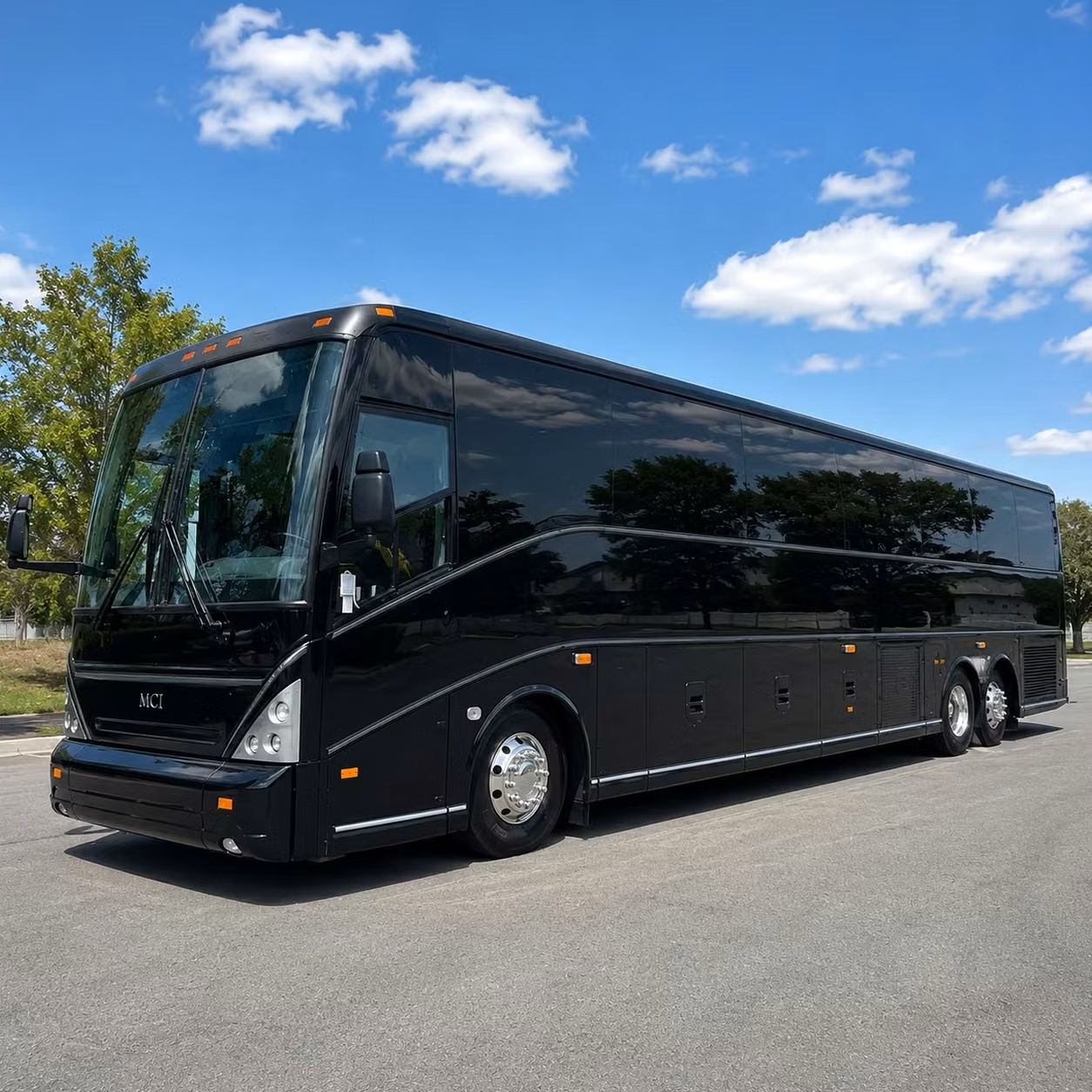 bakersfield charter buses for base access and installation shuttle routes