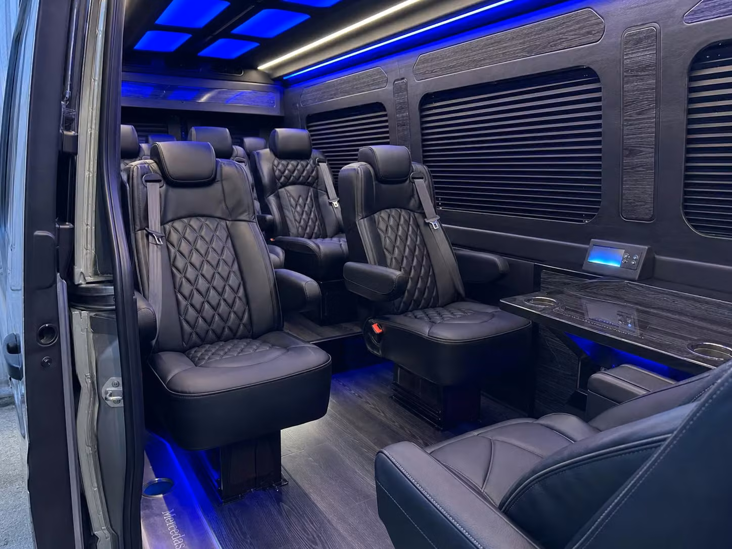 sprinter van transportation for groups and events across bakersfield